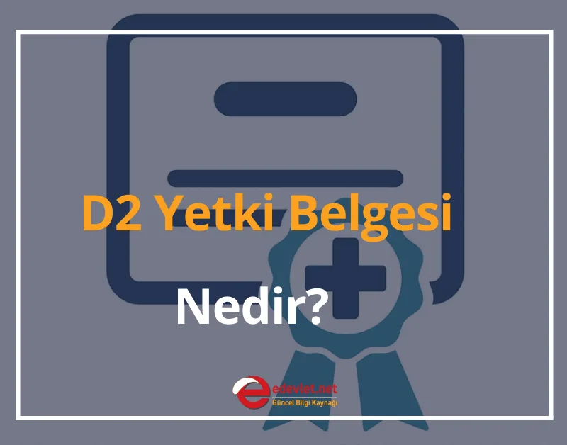 D2 Yetki Belgesi Nedir, Nasıl Alınır?