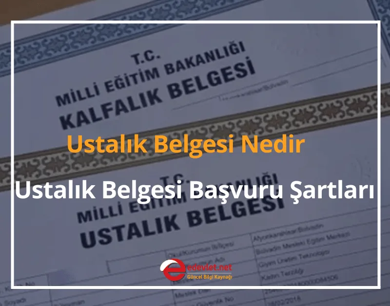 Ustalık Belgesi Nedir, Nereden Alınır? Başvuru Şartları