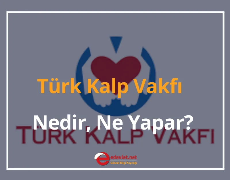 Türk Kalp Vakfı Nedir, Ne Yapar? Türk Kalp Vakfı Amacı 2024