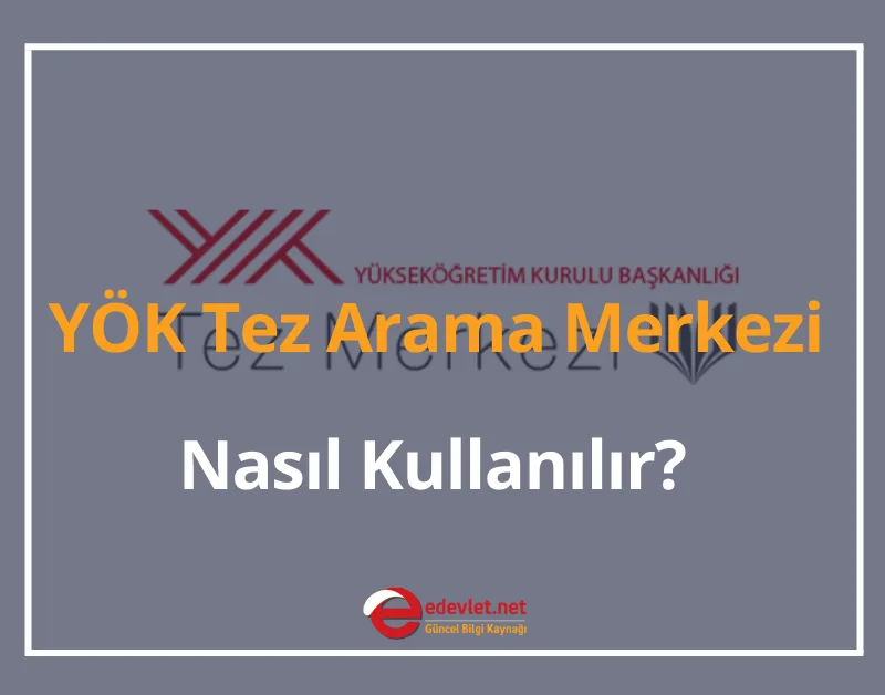 YÖK Tez Arama Merkezi Nasıl Kullanılır? 2024 Ulusal Tez Merkezi