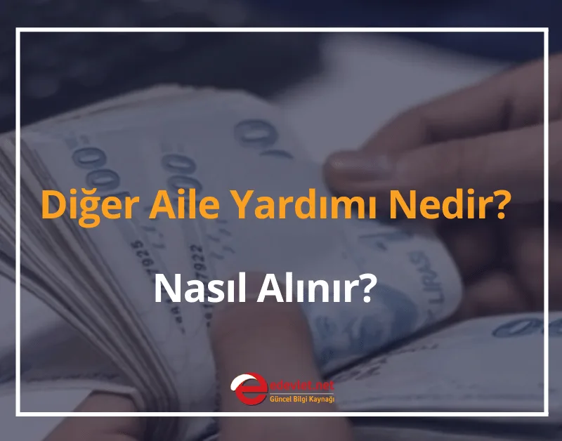 Diğer Aile Yardımı Nedir, Nasıl Alınır? 2024 Diğer Aile Yardımı Başvurusu