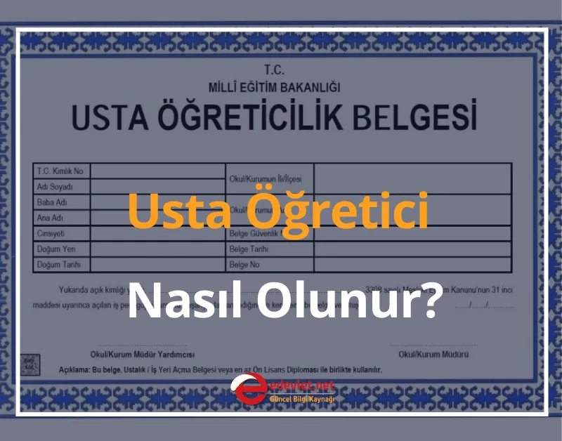Usta Öğretici Nasıl Olunur? Maaşları 2025