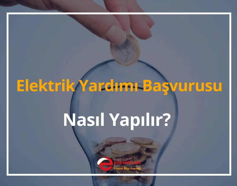 Elektrik Yardımı Başvurusu Nasıl Yapılır? 2024 Elektrik Desteği Başvuru Formu
