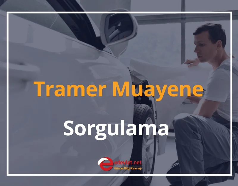 Tramer Muayene Sorgulama 2024 Plakadan Araç Muayene Sorgulama