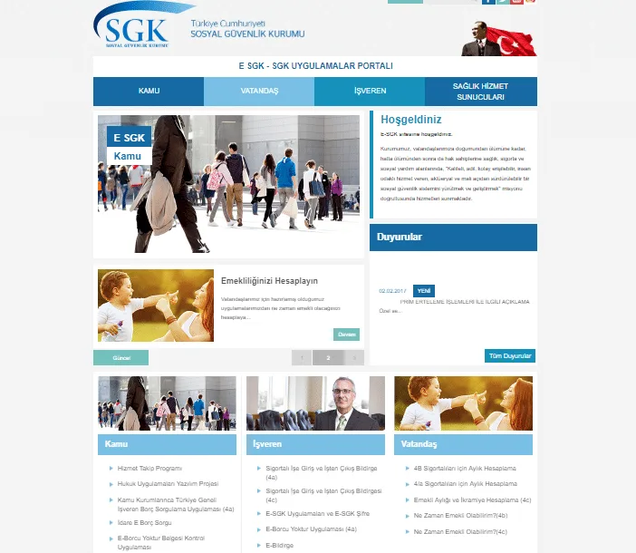 e-sgk ana sayfa