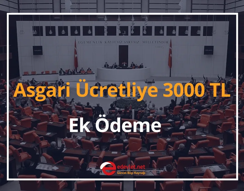 2024 Asgari Ücretliye Ek Ödeme - Ek Ödeme 3000 TL Detayları