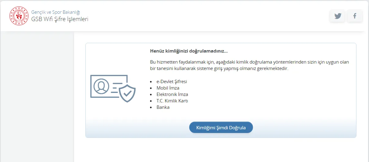 GSB Şifre