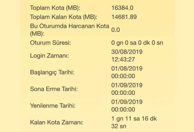 Wifi Kota Bilgisi