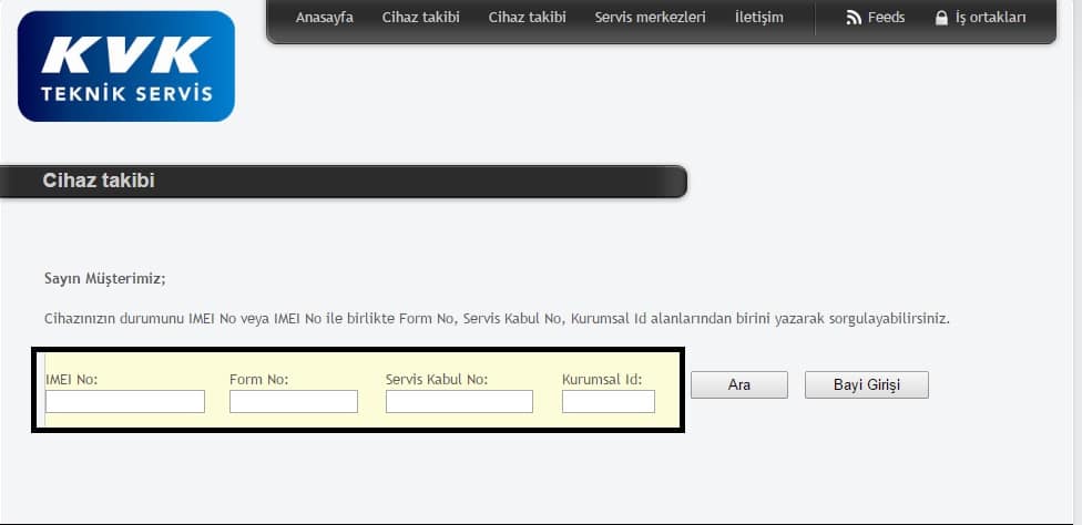 kvk telefon takip