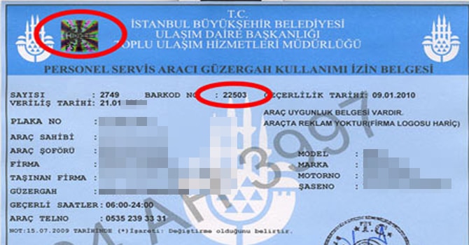 İBB Yol Belgesi Başvuru Belgeleri ve E Tuhim Giriş