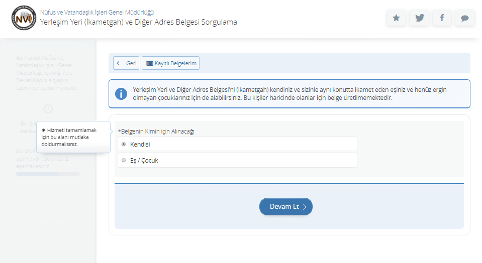 E Devlet İkametgah Sorgulama - İkametgah Nereden Alınır? | E-Devlet