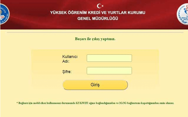 wifi giriş