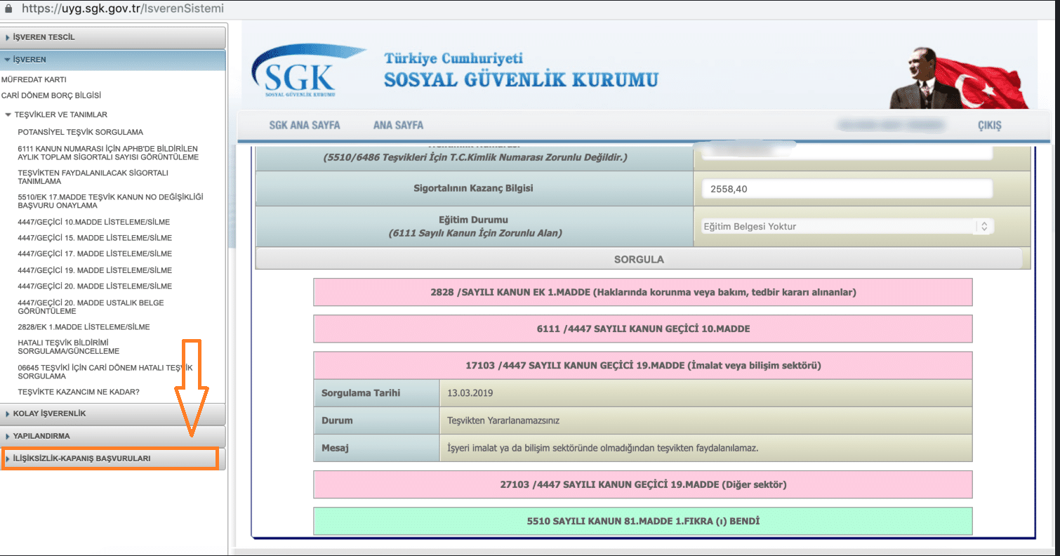 sgk ilisiksiz belgesi basvuru 2