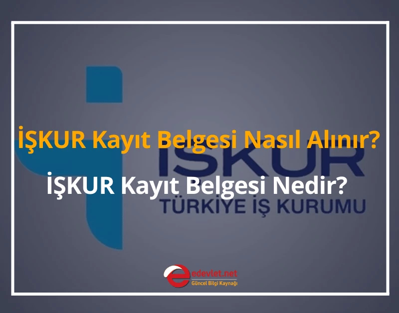 i̇şkur kayıt belgesi