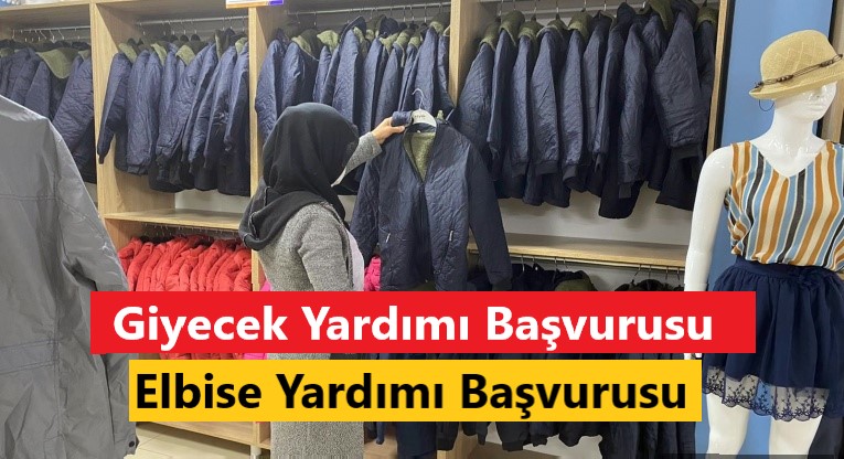 giyecek yardımı elbise yardımı başvurusu