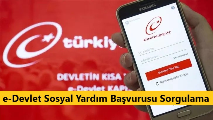 e-Devlet Sosyal Yardım Başvurusu Sorgulama