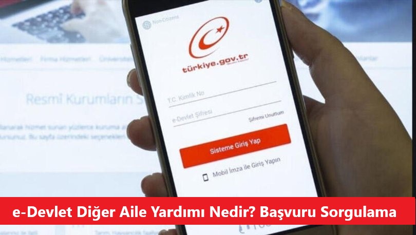 e-devlet diğer aile yardımı nedir?