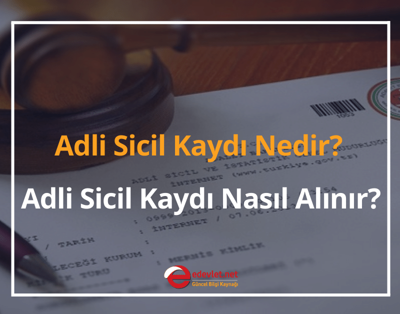 adli sicil kaydı