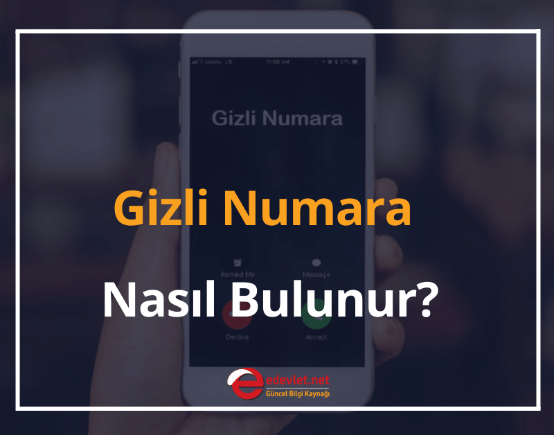 gizli / özel numara