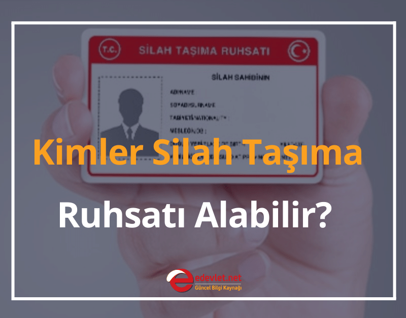 silah taşıma ruhsatı