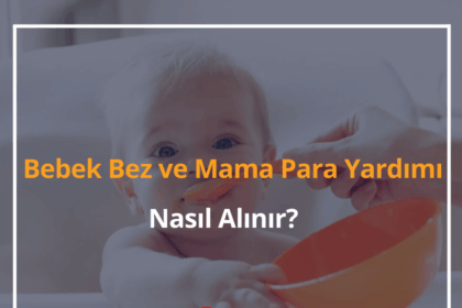 Bebek Bez ve Mama Para Yardımı Nasıl Alınır? 2024 Bebek Bez Parası Yardımı Sorgulama 4 Bez ve Mama Para Yardımı