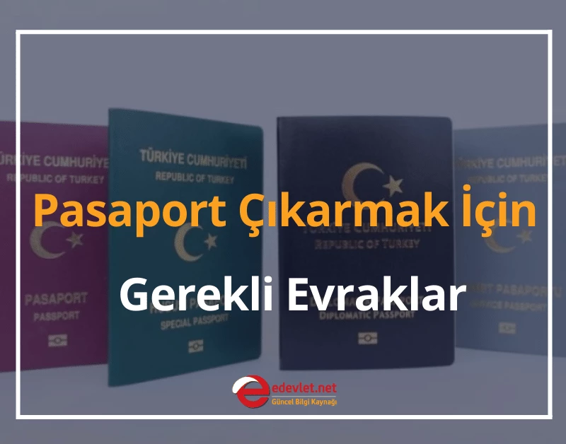 Pasaport İşlemleri 2024 Pasaport Çıkarmak İçin Gerekli Evraklar Nelerdir?