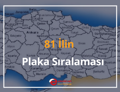 plaka kodları