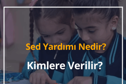 SED Yardımı Nedir? Kimlere Verilir? 2024 Başvurusu Nasıl Yapılır? 8 SED Yardımı Nedir