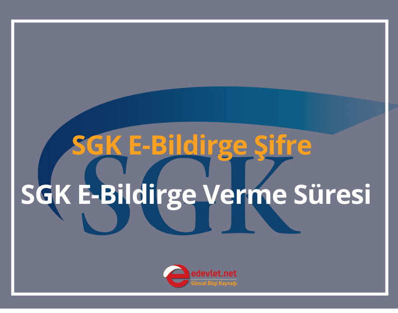 sgk e-bildirge