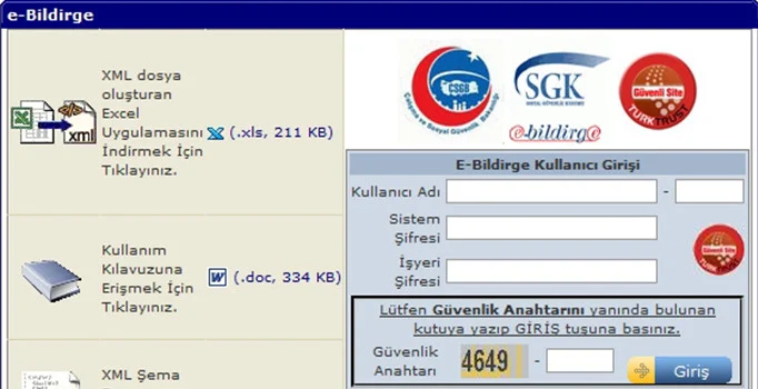 sgk e-bildirge nedir?