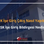 sgk i̇şe giriş çıkış
