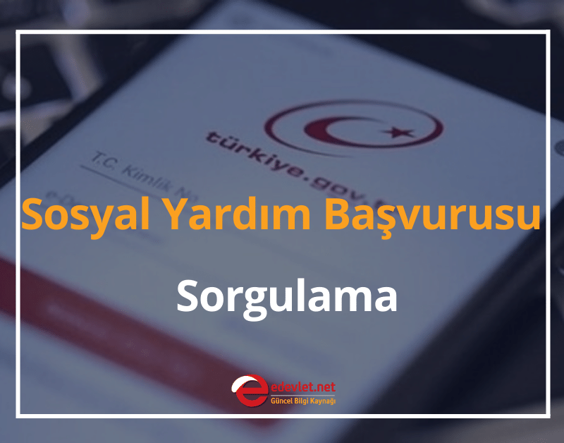 sosyal yardım başvurusu