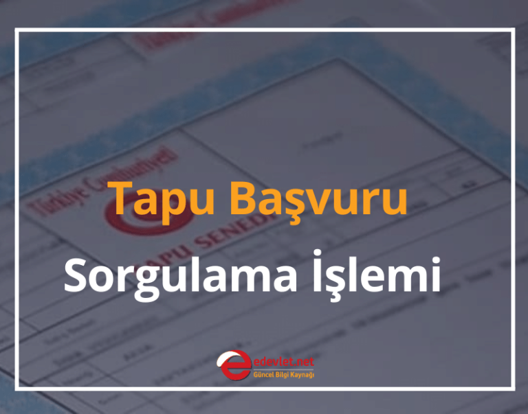 Tapu Başvuru İşlemi Nasıl Yapılır? 2024 Tapu Başvuru Takip