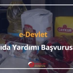 gıda (erzak) yardımı başvurusu