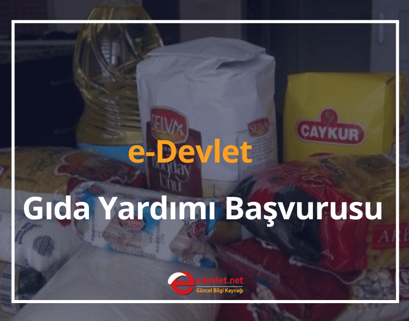 gıda (erzak) yardımı başvurusu