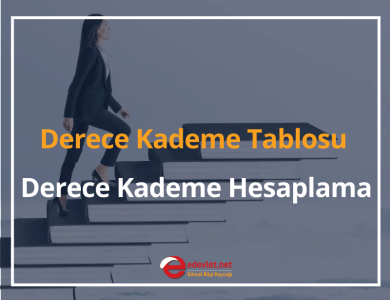 derece kademe