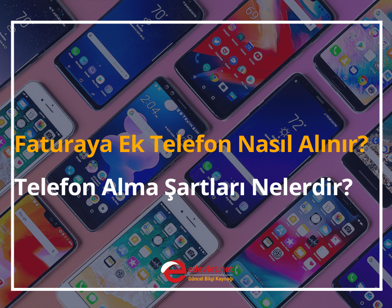 faturaya ek telefon