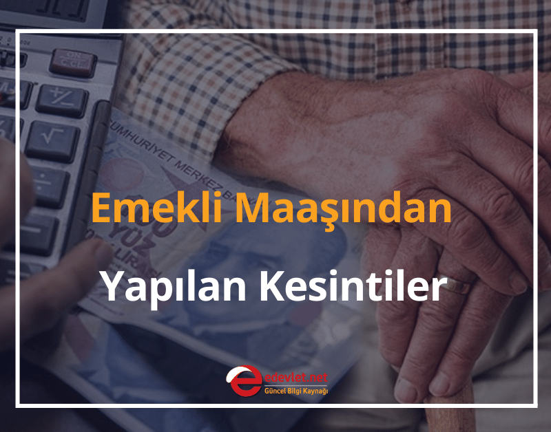 emekli maaşından