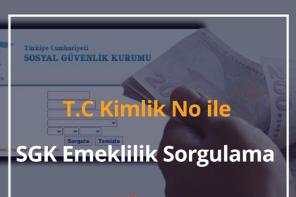 T.C Kimlik No ile SGK Emeklilik Sorgulama 2024 e-Devlet Emeklilik Sorgulama 2 T.C Kimlik No ile