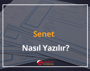 Senet Nasıl Doldurulur? Senet Nasıl Yazılır? 2024 Boş Senet Örneği