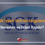 sgk i̇şyeri sicil no