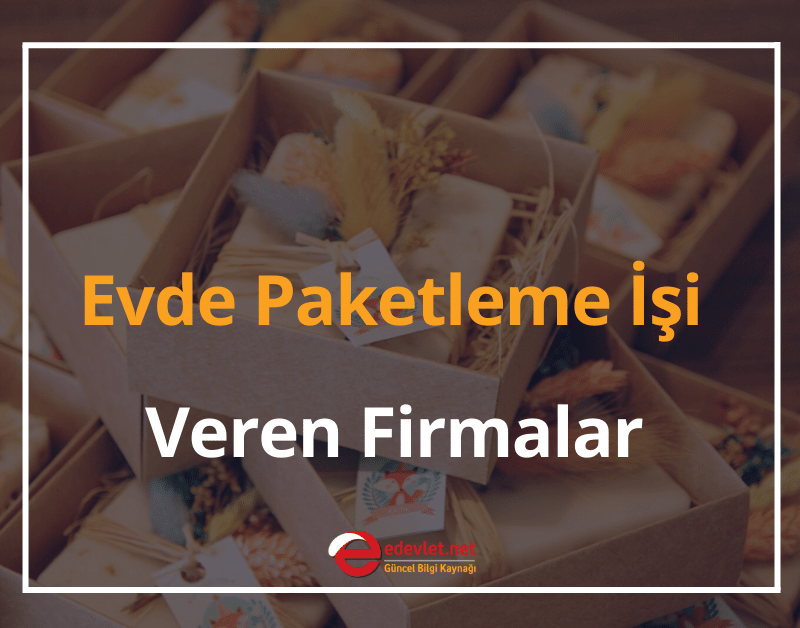 evde paketleme i̇şi