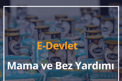 E-Devlet Mama ve Bez Yardımı Başvurusu 2024 6 E-Devlet Mama ve Bez