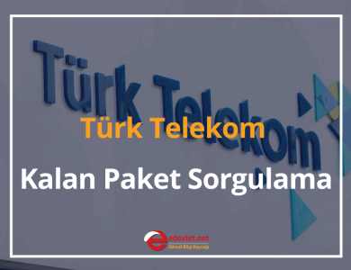 türk telekom kalan paket sorgulama