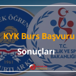 kyk burs başvuru sonuçları