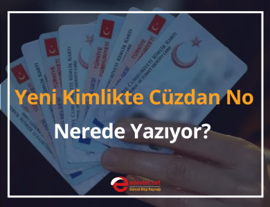yeni kimlikte cüzdan no
